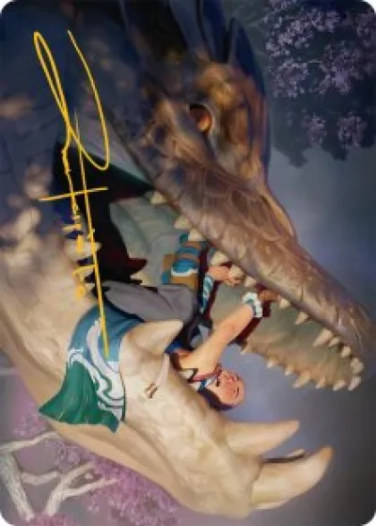 Art Card 53: Jaws of Defeat - Tarkir: Dragonstorm Art Series