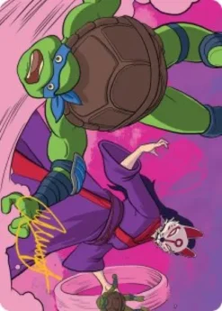 Art Card 24: Kitsune's Technique (signed) - Teenage Mutant Ninja Turtles Art Series