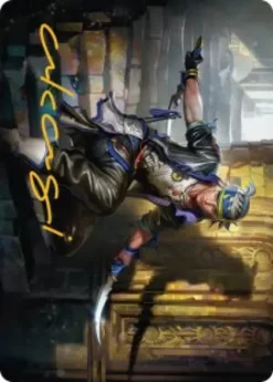 Art Card 15: Locke Cole (signed) - Final Fantasy Art Series