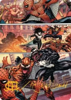 Art Card 46: Maximum Carnage (signed) - Marvel's Spider-Man Art Series