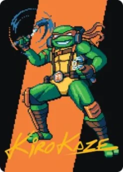 Art Card 35: Michelangelo, the Heart - Teenage Mutant Ninja Turtles Art Series