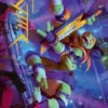 Art Card 15: Mikey & Don, Party Planners (signed) - Teenage Mutant Ninja Turtles Art Series
