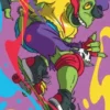 Art Card 26: Mondo Gecko (signed) - Teenage Mutant Ninja Turtles Art Series