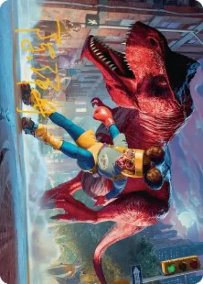 Art Card 14: Moon Girl and Devil Dinosaur - Marvel Super Heroes Art Series