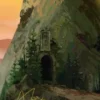 Art Card 53: Mountain (signed) - Avatar: The Last Airbender Art Series