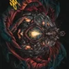 Art Card 41: Mox Jasper (signed) - Tarkir: Dragonstorm Art Series