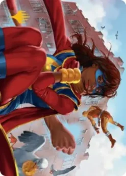 Art Card 05: Ms. Marvel, Kamala Khan - Marvel Super Heroes Art Series