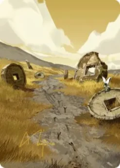 Art Card 50: Plains (signed) - Avatar: The Last Airbender Art Series