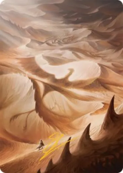 Art Card 30: Plains (signed) - Tarkir: Dragonstorm Art Series