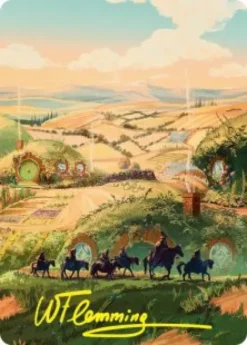 Art Card 41: Plains (signed) - The Hobbit Art Series