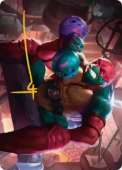 Art Card 09: Raphael, Tough Turtle (signed) - Teenage Mutant Ninja Turtles Art Series