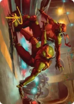 Art Card 17: Raph & Mikey, Troublemakers - Teenage Mutant Ninja Turtles Art Series