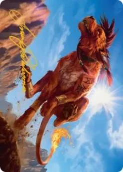 Art Card 30: Red XIII, Proud Warrior - Final Fantasy Art Series