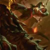 Art Card 18: Sarkhan's Resolve (signed) - Tarkir: Dragonstorm Art Series