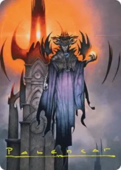 Art Card 36: Sauron, the Lidless Eye (signed) - The Hobbit Art Series