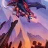 Art Card 45: Scavenger Regent (signed) - Tarkir: Dragonstorm Art Series