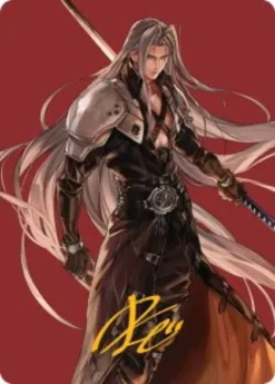 Art Card 44: Sephiroth, Fabled SOLDIER (signed) - Final Fantasy Art Series