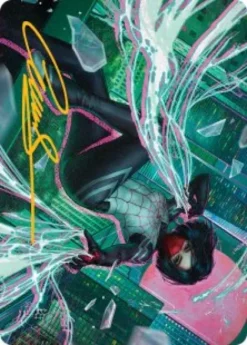 Art Card 29: Silk, Web Weaver - Marvel's Spider-Man Art Series