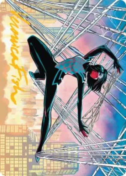 Art Card 39: Silk, Web Weaver - Marvel's Spider-Man Art Series