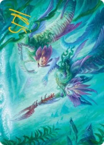 Art Card 10: Silvergill Mentor - Lorwyn Eclipsed Art Series