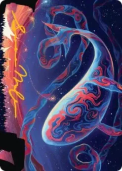 Art Card 24: Spectacular Skywhale (signed) - Secrets of Strixhaven Art Series