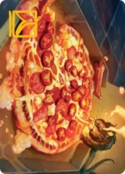 Art Card 11: Spicy Oatmeal Pizza - Teenage Mutant Ninja Turtles Art Series