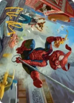 Art Card 19: Spider-Ham, Peter Porker (signed) - Marvel's Spider-Man Art Series