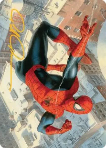 Art Card 53: Spider-Man, Peter Parker (signed) - Marvel's Spider-Man Art Series
