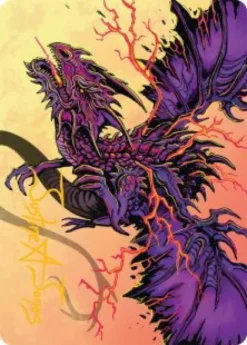 Art Card 35: Stormshriek Feral - Tarkir: Dragonstorm Art Series