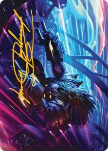 Art Card 19: Tannuk, Steadfast Second (signed) - Edge of Eternities Art Series