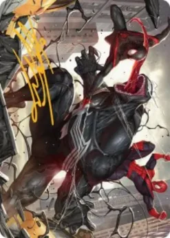 Art Card 23: Terrific Team-Up (signed) - Marvel's Spider-Man Art Series