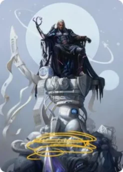 Art Card 35: Tezzeret, Cruel Captain (signed) - Edge of Eternities Art Series