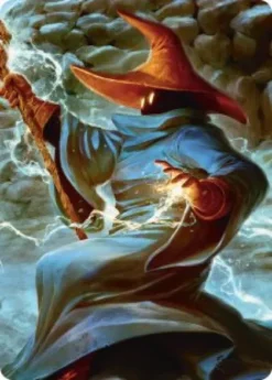 Art Card 06: The Destined Black Mage - Final Fantasy Commander