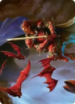 Art Card 02: The Destined Warrior - Final Fantasy Commander
