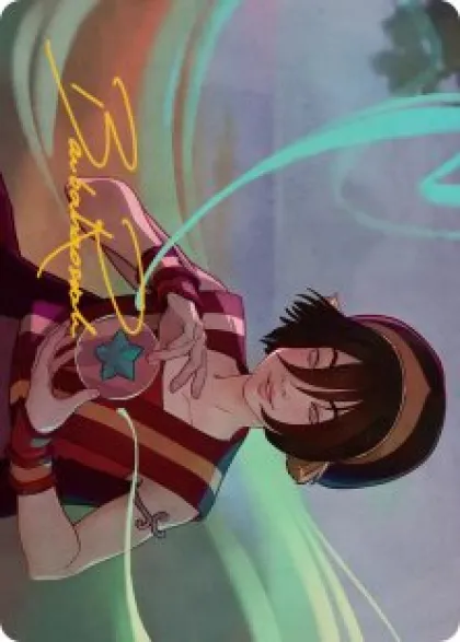 Art Card 49: Toph, the First Metalbender (signed) - Avatar: The Last Airbender Art Series