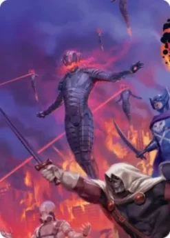 Art Card 07: Ultron, Machine Overlord - Marvel Super Heroes Scene Box Art Series