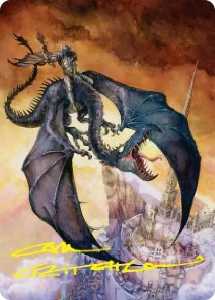 Art Card 32: Witch-king, Bringer of Ruin (signed) - The Hobbit Art Series