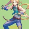 Art Card 49: Zidane, Tantalus Thief (signed) - Final Fantasy Art Series