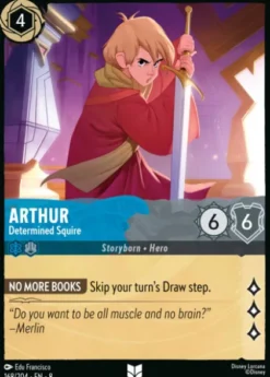 Arthur, Determined Squire (foil) - Reign of Jafar