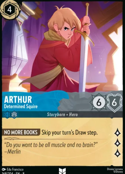 Arthur, Determined Squire (foil) - Reign of Jafar