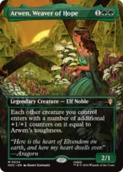 Arwen, Weaver of Hope (#24) (borderless) - The Hobbit Eternal