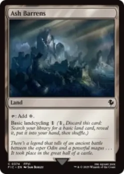 Ash Barrens (surge foil) - Final Fantasy Commander