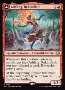 Ashling, Rekindled (foil) - Lorwyn Eclipsed Planeswalker Stamped