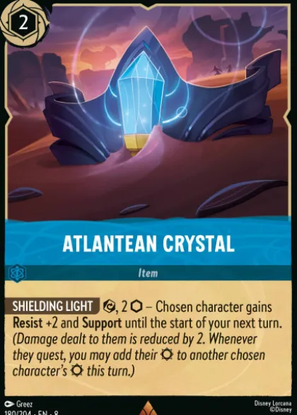 Atlantean Crystal (foil) - Reign of Jafar