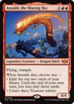 Atsushi, the Blazing Sky - Tarkir: Dragonstorm Commander