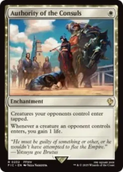 Authority of the Consuls (surge foil) - Final Fantasy Commander