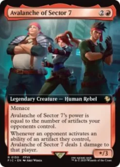 Avalanche of Sector 7 (foil) (extended art) - Final Fantasy Commander Varianten