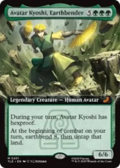 Avatar Kyoshi, Earthbender (foil) (extended art) - Avatar: The Last Airbender Eternal Varianten