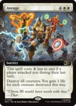 Avenge (extended art) - Marvel Super Heroes Commander Varianten