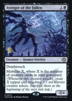 Avenger of the Fallen (foil) - Tarkir: Dragonstorm Prerelease Promo's